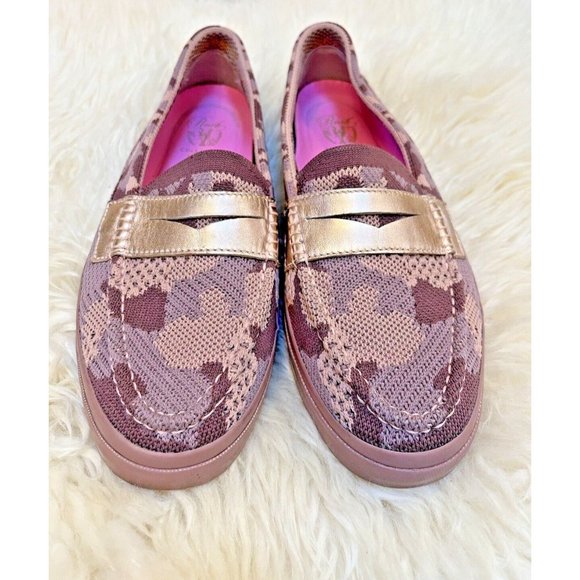 COLE HAAN GRAND OS PINCH MAIN CLASSIC PENNY LOAFER PURPLE CAMO SIZE 10 - Picture 2 of 6
